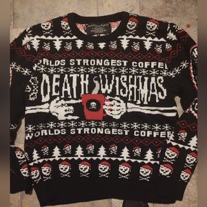 Deathwish coffee Christmas sweater
